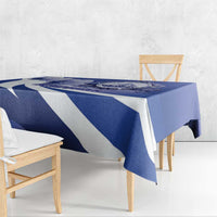 Honduras Tablecloth Coat of Arms Orchid Navy Blue - Wonder Print Shop