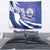 Honduras Tapestry Coat of Arms Orchid Navy Blue - Wonder Print Shop