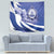 Honduras Tapestry Coat of Arms Orchid Navy Blue - Wonder Print Shop