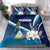 Nicaragua Independence Day Bedding Set Motmot Plumeria Floral - Wonder Print Shop