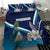Nicaragua Independence Day Bedding Set Motmot Plumeria Floral - Wonder Print Shop