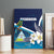 Nicaragua Independence Day Canvas Wall Art Motmot Plumeria Floral - Wonder Print Shop