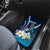 Nicaragua Independence Day Car Mats Motmot Plumeria Floral - Wonder Print Shop