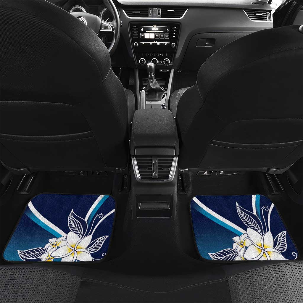 Nicaragua Independence Day Car Mats Motmot Plumeria Floral - Wonder Print Shop