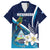 Nicaragua Independence Day Family Matching Long Sleeve Bodycon Dress and Hawaiian Shirt Motmot Plumeria Floral - Wonder Print Shop