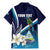 Nicaragua Independence Day Family Matching Mermaid Dress and Hawaiian Shirt Motmot Plumeria Floral - Wonder Print Shop