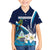 Nicaragua Independence Day Family Matching Tank Maxi Dress and Hawaiian Shirt Motmot Plumeria Floral - Wonder Print Shop