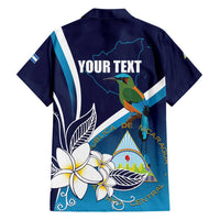 Nicaragua Independence Day Hawaiian Shirt Motmot Plumeria Floral - Wonder Print Shop