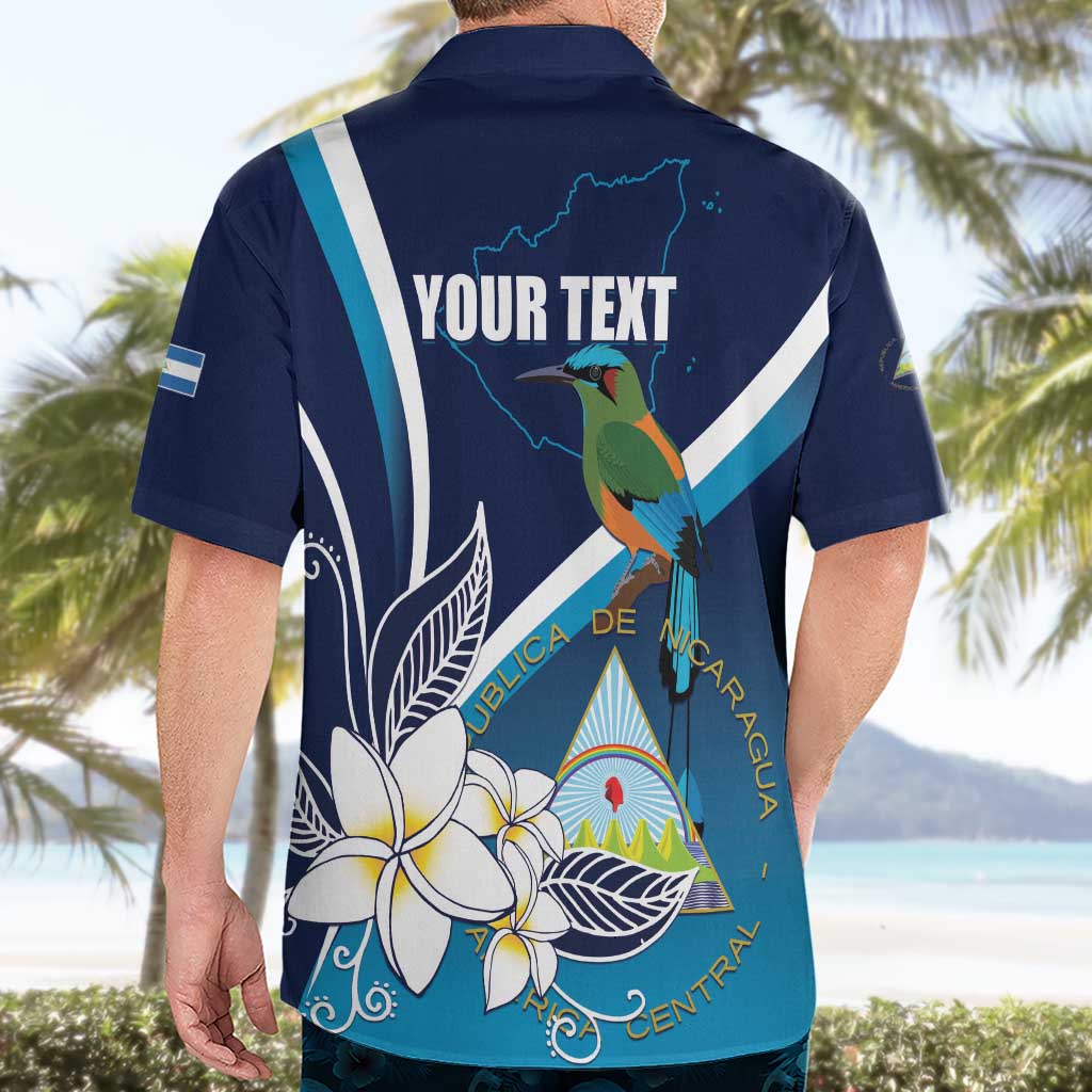 Nicaragua Independence Day Hawaiian Shirt Motmot Plumeria Floral - Wonder Print Shop