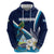 Nicaragua Independence Day Hoodie Motmot Plumeria Floral - Wonder Print Shop