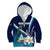 Nicaragua Independence Day Kid Hoodie Motmot Plumeria Floral - Wonder Print Shop