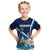 Nicaragua Independence Day Kid T Shirt Motmot Plumeria Floral - Wonder Print Shop