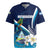 Nicaragua Independence Day Rugby Jersey Motmot Plumeria Floral - Wonder Print Shop