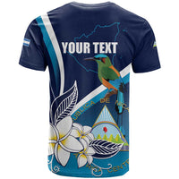 Nicaragua Independence Day T Shirt Motmot Plumeria Floral - Wonder Print Shop