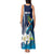Nicaragua Independence Day Tank Maxi Dress Motmot Plumeria Floral - Wonder Print Shop