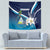 Nicaragua Independence Day Tapestry Motmot Plumeria Floral - Wonder Print Shop