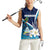 Nicaragua Independence Day Women Sleeveless Polo Shirt Motmot Plumeria Floral - Wonder Print Shop