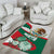 Mexico Independence Day Area Rug Dahlia Flower Aztec Pattern - Wonder Print Shop