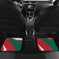 Mexico Independence Day Car Mats Dahlia Flower Aztec Pattern - Wonder Print Shop