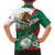 Mexico Independence Day Family Matching Short Sleeve Bodycon Dress and Hawaiian Shirt Dahlia Flower Aztec Pattern - Wonder Print Shop