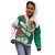Mexico Independence Day Kid Hoodie Dahlia Flower Aztec Pattern - Wonder Print Shop