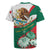 Mexico Independence Day Rugby Jersey Dahlia Flower Aztec Pattern - Wonder Print Shop
