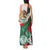 Mexico Independence Day Tank Maxi Dress Dahlia Flower Aztec Pattern - Wonder Print Shop