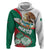 Mexico Independence Day Zip Hoodie Dahlia Flower Aztec Pattern - Wonder Print Shop