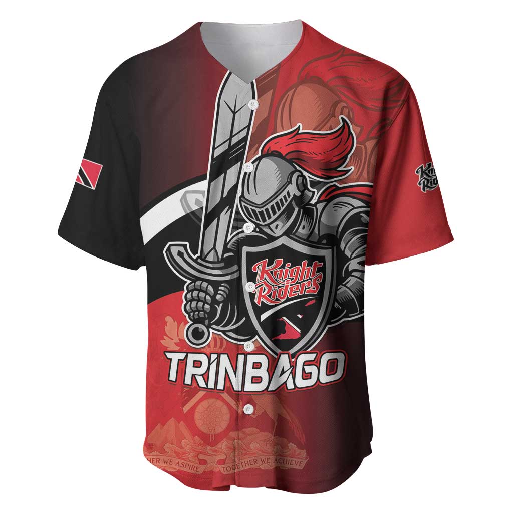 Custom Trinbago Cricket Knight Riders Baseball Jersey We Are TKR - Wonder Print Shop