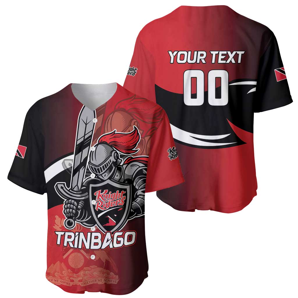 Custom Trinbago Cricket Knight Riders Baseball Jersey We Are TKR - Wonder Print Shop