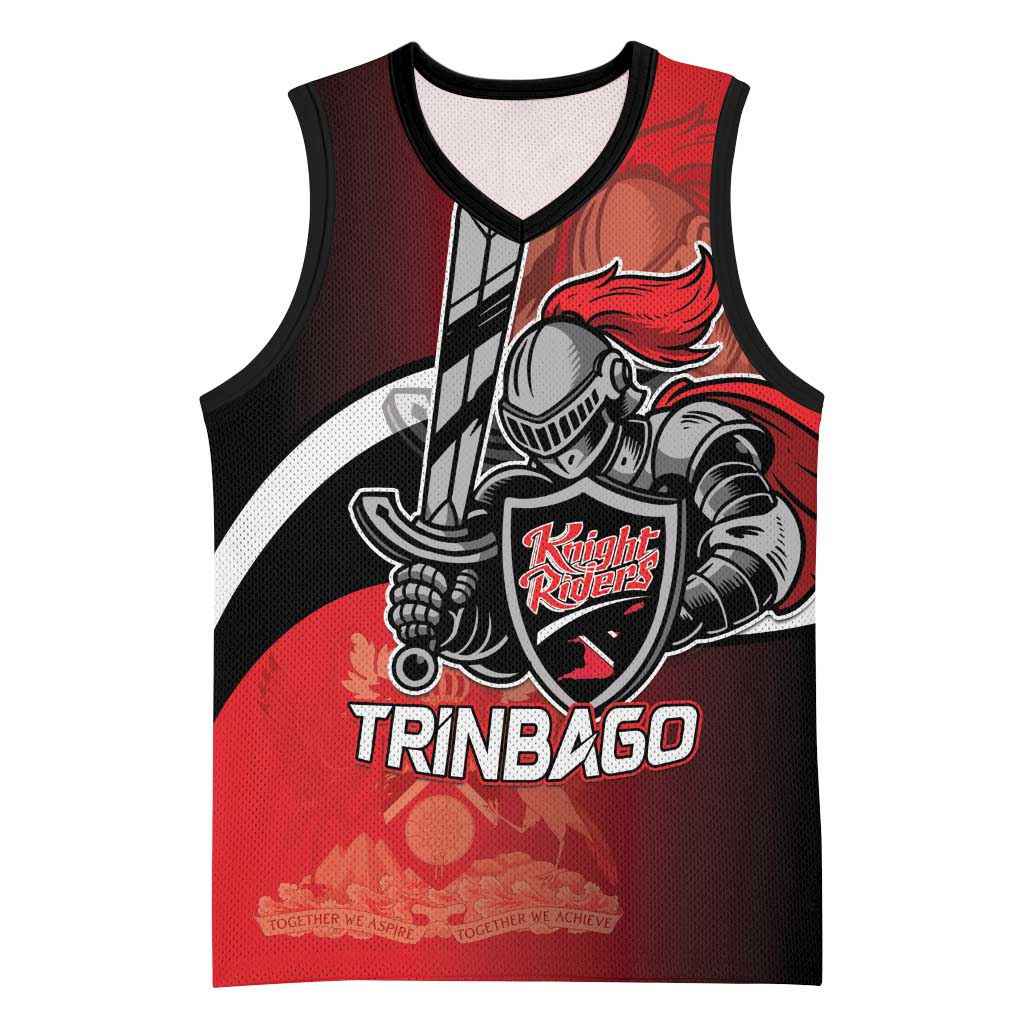 Custom Trinbago Cricket Knight Riders Basketball Jersey We Are TKR - Wonder Print Shop