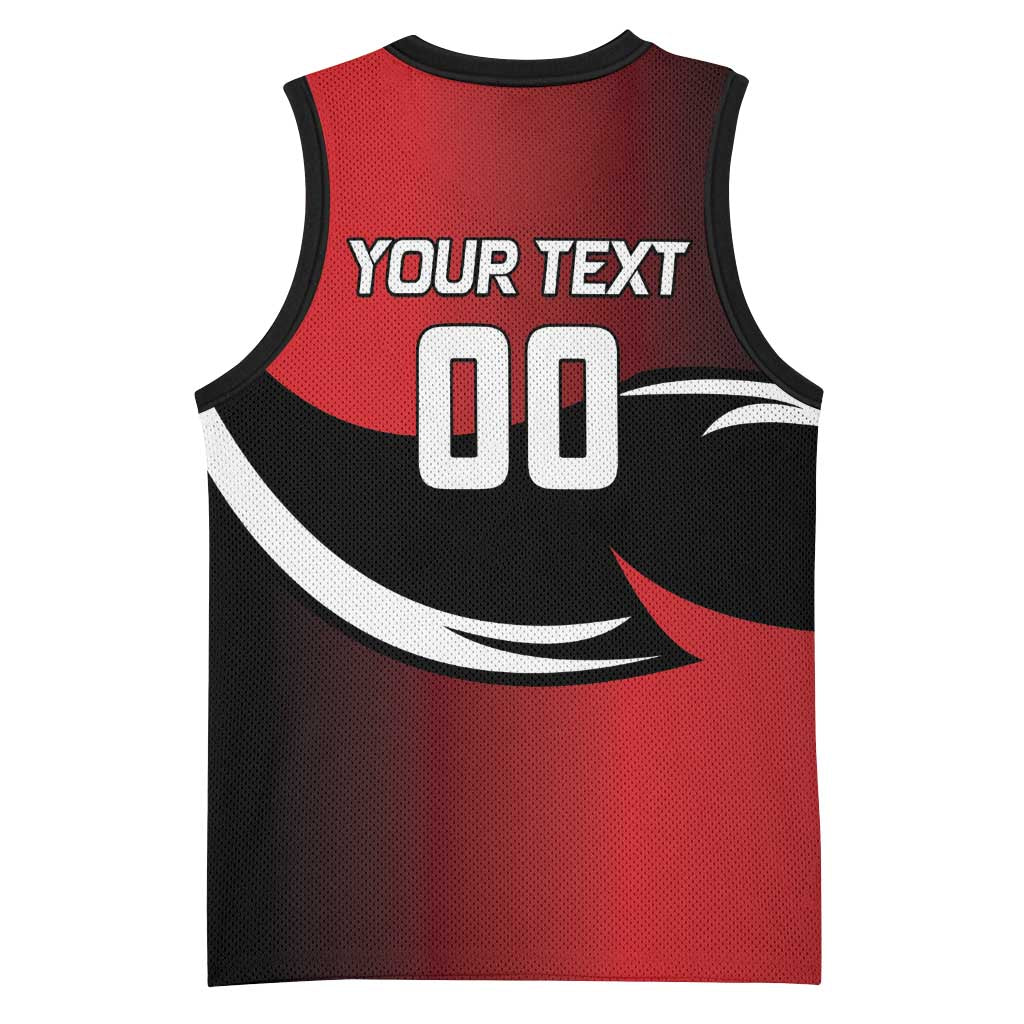 Custom Trinbago Cricket Knight Riders Basketball Jersey We Are TKR - Wonder Print Shop