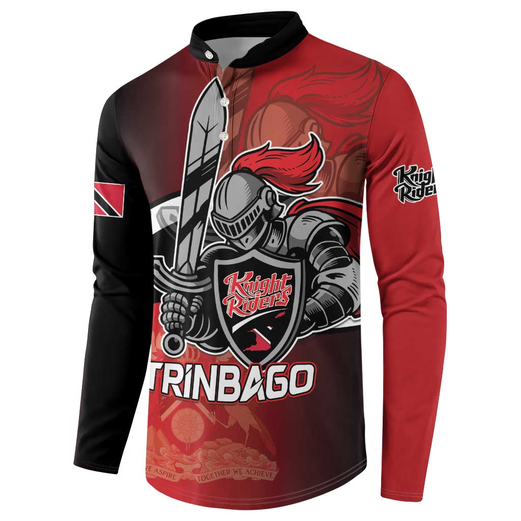 Custom Trinbago Cricket Knight Riders Button Sweatshirt We Are TKR - Wonder Print Shop