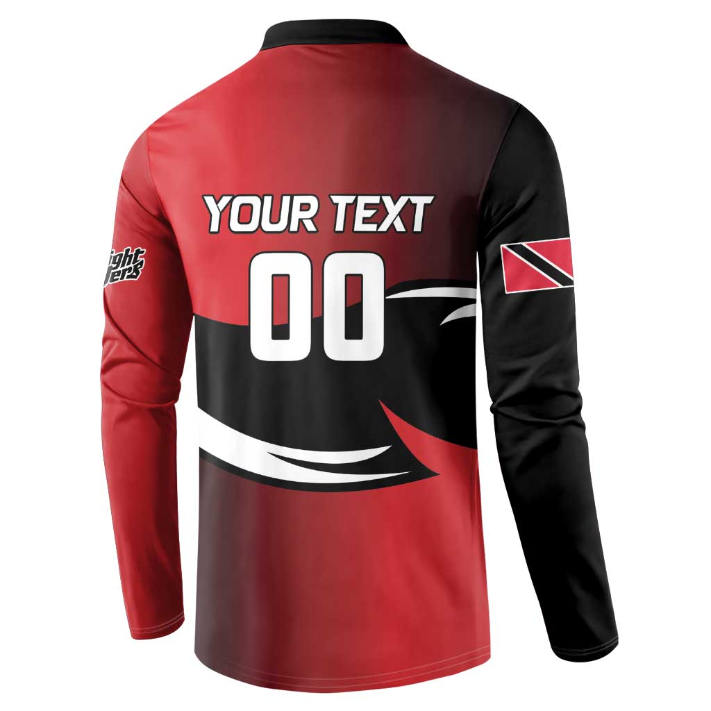 Custom Trinbago Cricket Knight Riders Button Sweatshirt We Are TKR - Wonder Print Shop