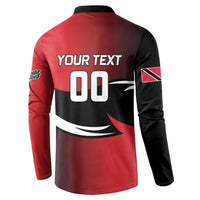 Custom Trinbago Cricket Knight Riders Button Sweatshirt We Are TKR - Wonder Print Shop