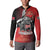 Custom Trinbago Cricket Knight Riders Button Sweatshirt We Are TKR - Wonder Print Shop