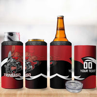 Custom Trinbago Cricket Knight Riders 4 in 1 Can Cooler Tumbler We Are TKR - Wonder Print Shop