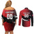 Custom Trinbago Cricket Knight Riders Couples Matching Off Shoulder Short Dress and Long Sleeve Button Shirt We Are TKR - Wonder Print Shop
