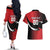 Custom Trinbago Cricket Knight Riders Couples Matching Off The Shoulder Long Sleeve Dress and Hawaiian Shirt We Are TKR - Wonder Print Shop