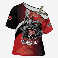 Custom Trinbago Cricket Knight Riders Cross Shoulder Shirt We Are TKR - Wonder Print Shop