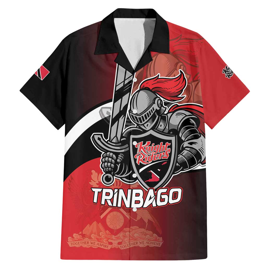 Custom Trinbago Cricket Knight Riders Family Matching Mermaid Dress and Hawaiian Shirt We Are TKR - Wonder Print Shop
