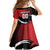 Custom Trinbago Cricket Knight Riders Family Matching Off The Shoulder Long Sleeve Dress and Hawaiian Shirt We Are TKR - Wonder Print Shop
