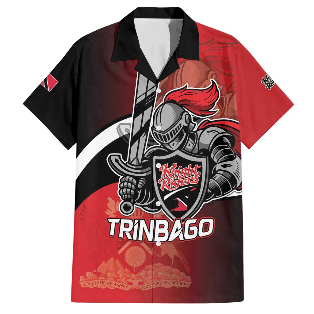 Custom Trinbago Cricket Knight Riders Hawaiian Shirt We Are TKR - Wonder Print Shop