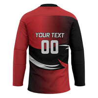 Custom Trinbago Cricket Knight Riders Hockey Jersey We Are TKR - Wonder Print Shop