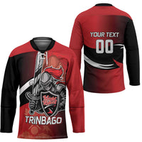 Custom Trinbago Cricket Knight Riders Hockey Jersey We Are TKR - Wonder Print Shop
