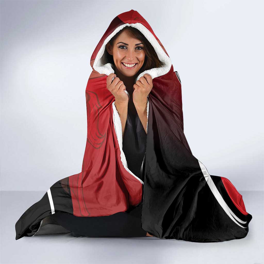 Trinbago Cricket Knight Riders Hooded Blanket We Are TKR - Wonder Print Shop