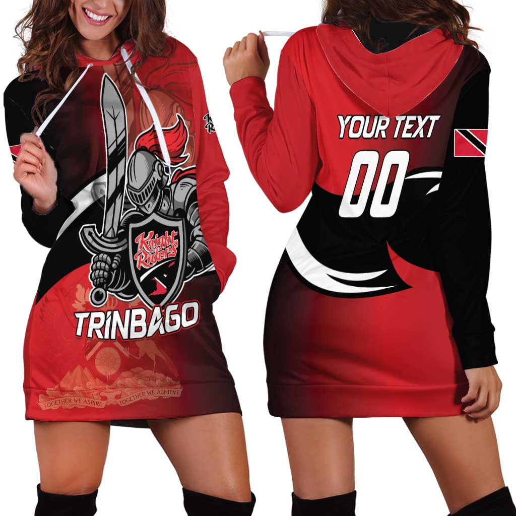 Custom Trinbago Cricket Knight Riders Hoodie Dress We Are TKR - Wonder Print Shop