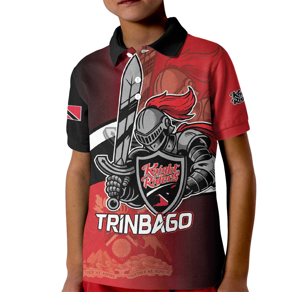 Custom Trinbago Cricket Knight Riders Kid Polo Shirt We Are TKR - Wonder Print Shop