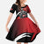 Custom Trinbago Cricket Knight Riders Kid Short Sleeve Dress We Are TKR - Wonder Print Shop