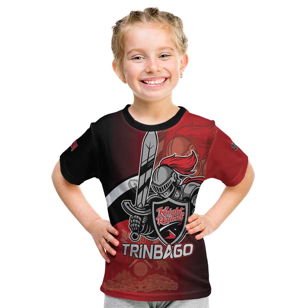 Custom Trinbago Cricket Knight Riders Kid T Shirt We Are TKR - Wonder Print Shop